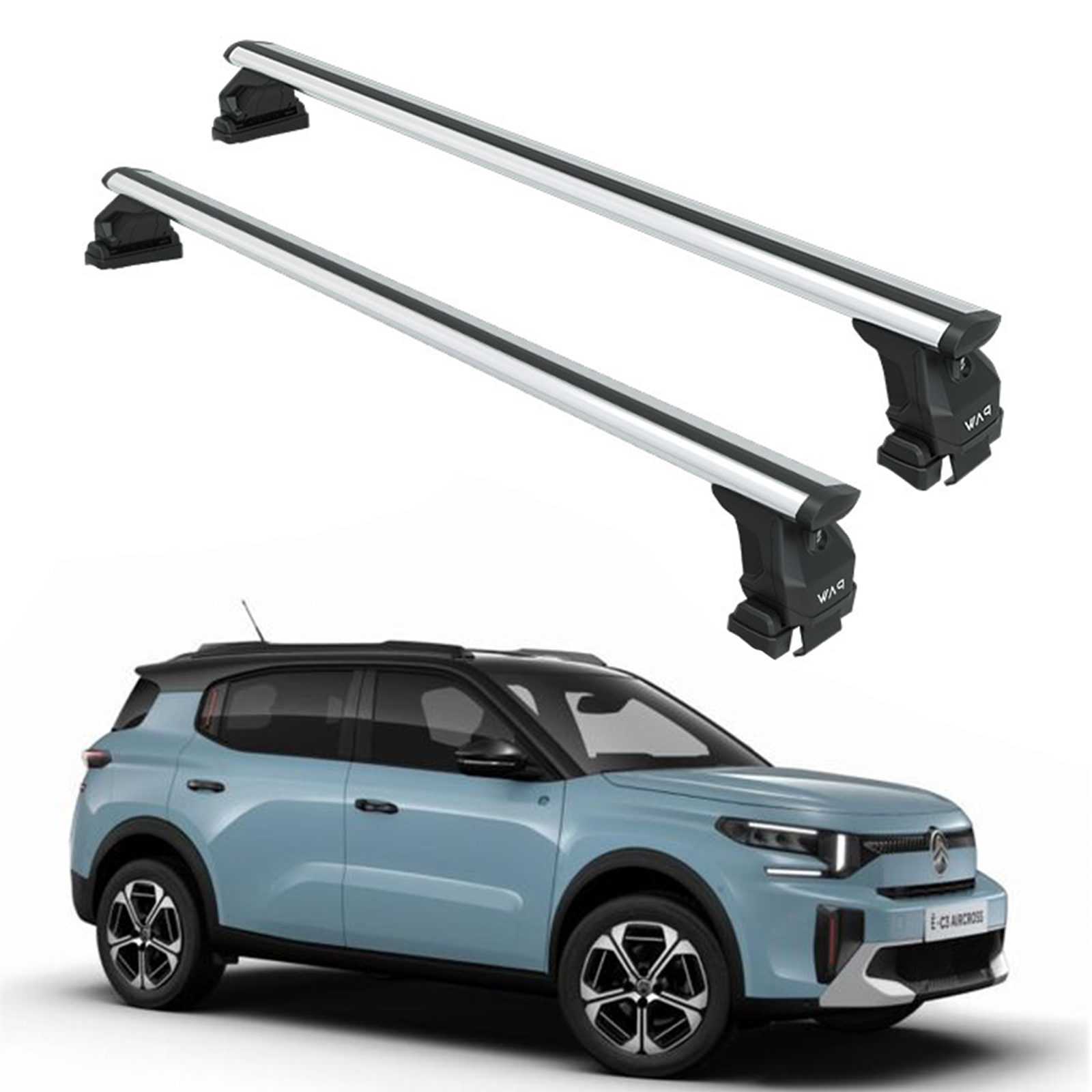 For Citroen C3 Aircross 2024-2025 Roof Rack Cross Bars Normal Roof Alu Silver For Citroen C3 Aircross 2024-2025 Roof Rack Cross Bars Normal Roof Alu Silver